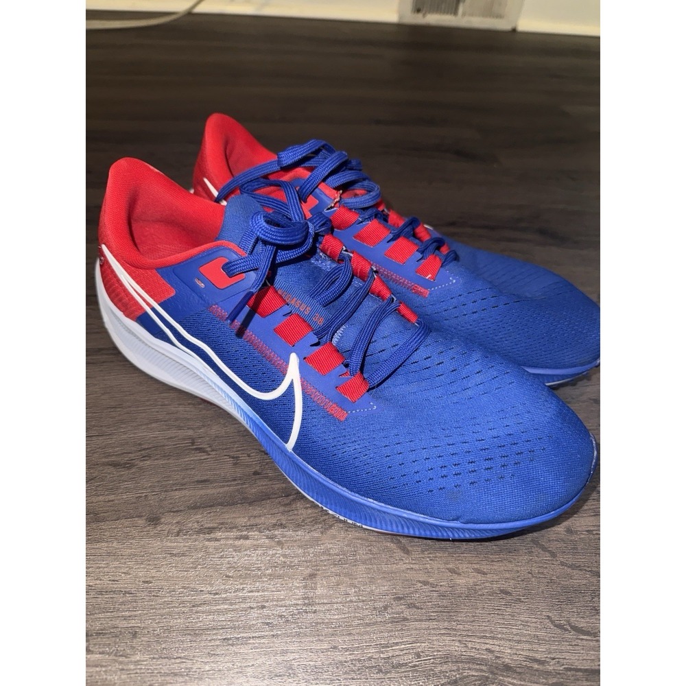 Size 11.5-Men's Nike Air Zoom Pegasus 38 Buffalo Bills Running Shoes DJ0842-400